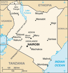 kenya map Kenya map