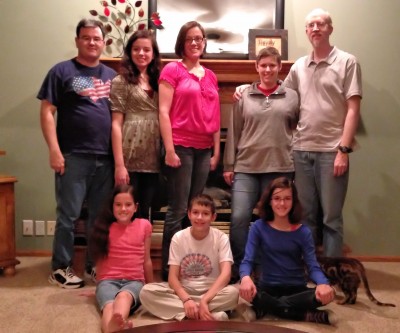 The Rader family, our good friends from Oklahoma, now living in Omaha.