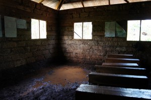 Flooded classroom